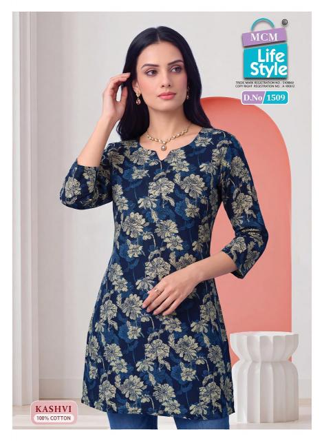 MCM kashvi vol-15 short top kurtis wholesaler
